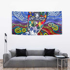 Autism Awareness Australia North Melbourne Kangaroos Tapestry Aboriginal Indigenous Art