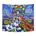 Autism Awareness Australia North Melbourne Kangaroos Tapestry Aboriginal Indigenous Art