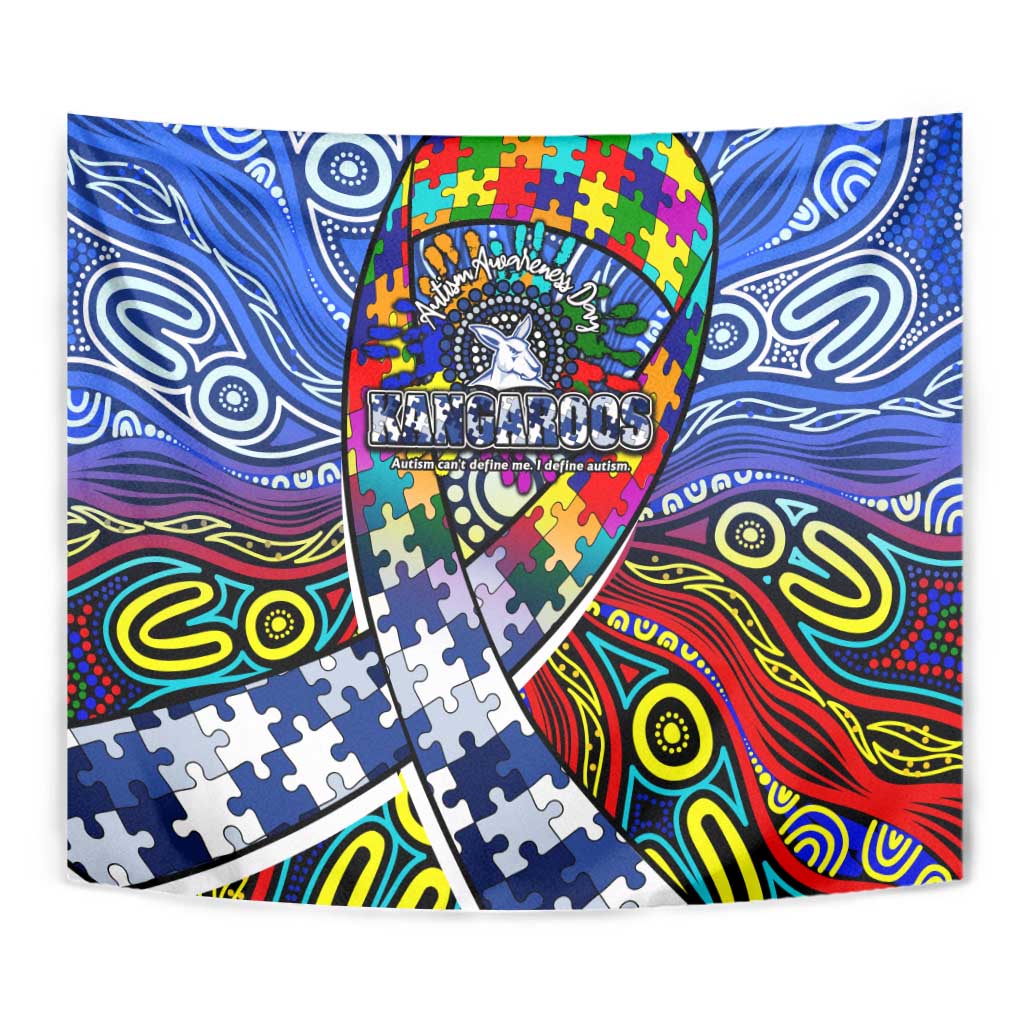 Autism Awareness Australia North Melbourne Kangaroos Tapestry Aboriginal Indigenous Art
