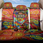 Autism Awareness Australia Gold Coast Suns Back Car Seat Cover Aboriginal Indigenous Art