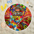 Autism Awareness Australia Gold Coast Suns Beach Blanket Aboriginal Indigenous Art
