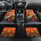 Autism Awareness Australia Gold Coast Suns Car Mats Aboriginal Indigenous Art