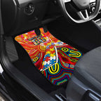 Autism Awareness Australia Gold Coast Suns Car Mats Aboriginal Indigenous Art