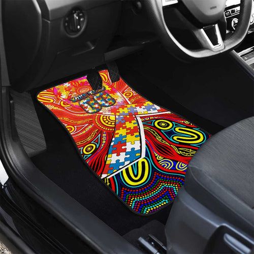 Autism Awareness Australia Gold Coast Suns Car Mats Aboriginal Indigenous Art
