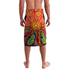 Autism Awareness Australia Gold Coast Suns Lavalava Aboriginal Indigenous Art