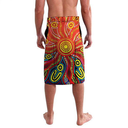 Autism Awareness Australia Gold Coast Suns Lavalava Aboriginal Indigenous Art