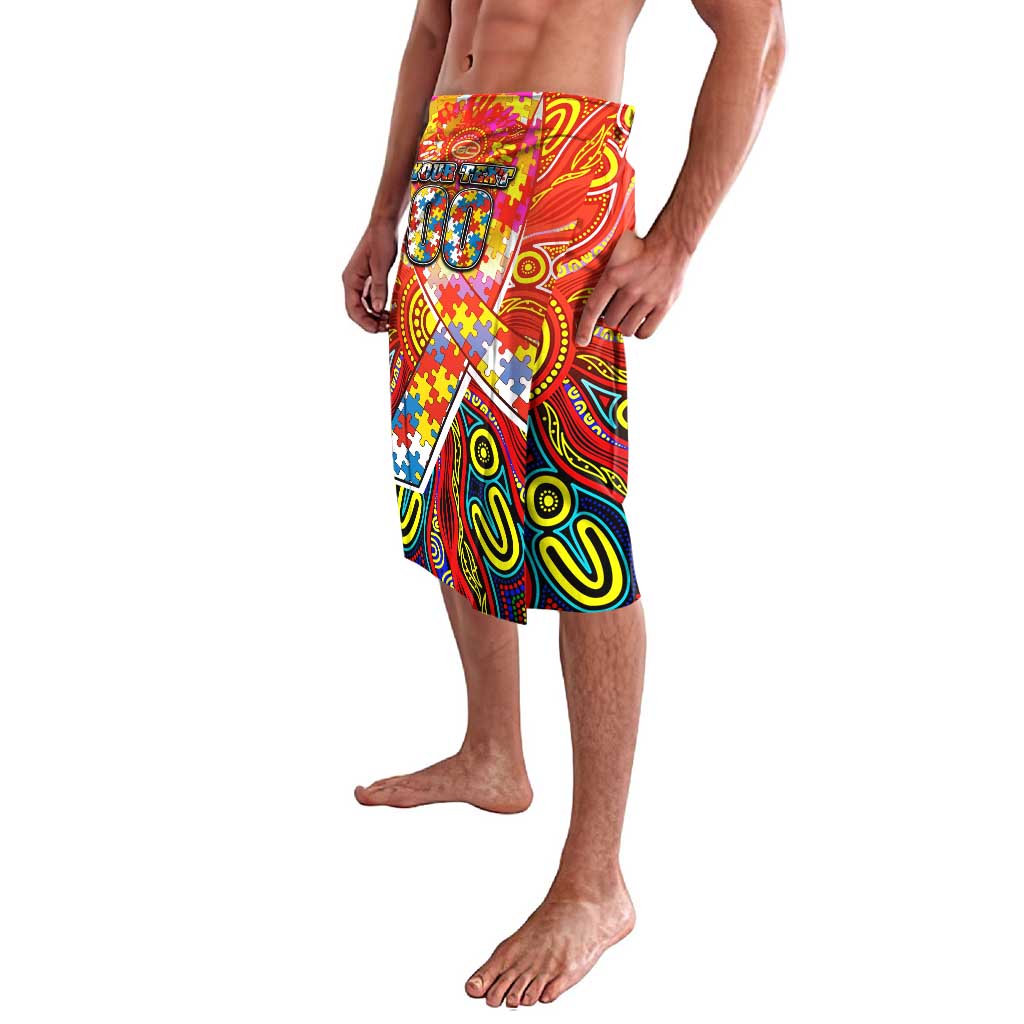 Autism Awareness Australia Gold Coast Suns Lavalava Aboriginal Indigenous Art