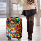 Autism Awareness Australia Gold Coast Suns Luggage Cover Aboriginal Indigenous Art