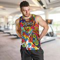 Autism Awareness Australia Gold Coast Suns Men Tank Top Aboriginal Indigenous Art