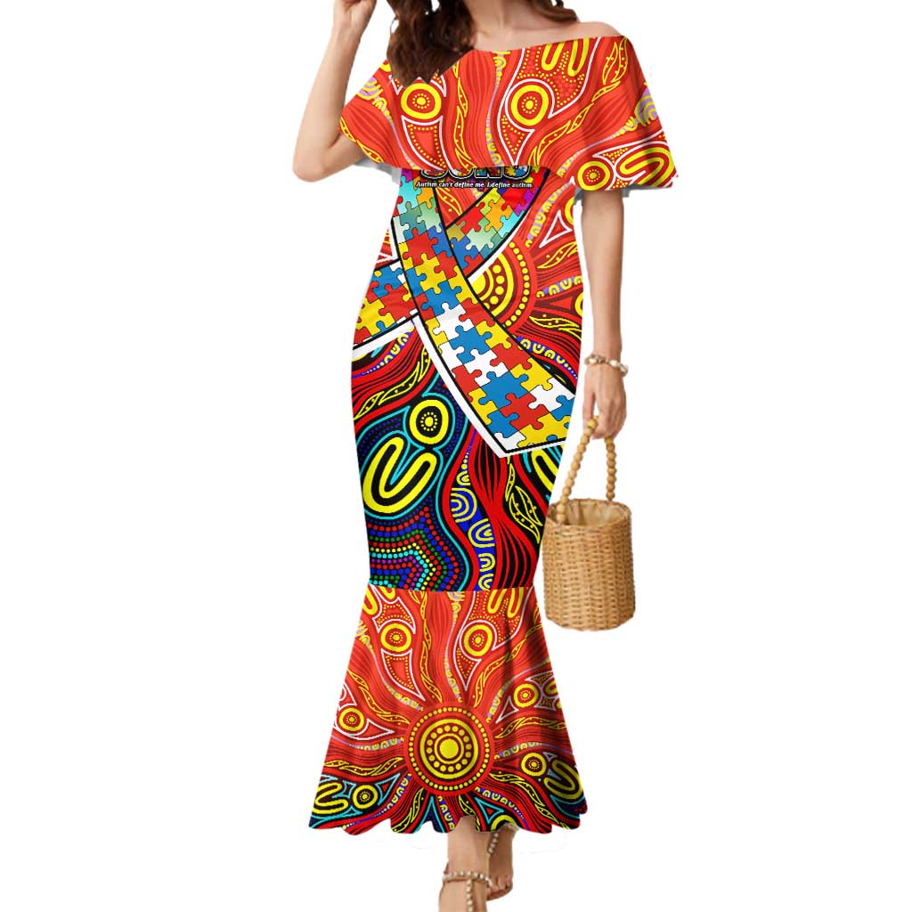 Autism Awareness Australia Gold Coast Suns Mermaid Dress Aboriginal Indigenous Art