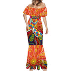 Autism Awareness Australia Gold Coast Suns Mermaid Dress Aboriginal Indigenous Art