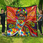 Autism Awareness Australia Gold Coast Suns Quilt Aboriginal Indigenous Art