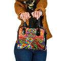 Autism Awareness Australia Gold Coast Suns Shoulder Handbag Aboriginal Indigenous Art