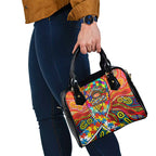 Autism Awareness Australia Gold Coast Suns Shoulder Handbag Aboriginal Indigenous Art