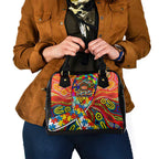 Autism Awareness Australia Gold Coast Suns Shoulder Handbag Aboriginal Indigenous Art