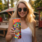 Autism Awareness Australia Gold Coast Suns Skinny Tumbler Aboriginal Indigenous Art