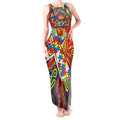 Autism Awareness Australia Gold Coast Suns Tank Maxi Dress Aboriginal Indigenous Art