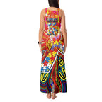 Autism Awareness Australia Gold Coast Suns Tank Maxi Dress Aboriginal Indigenous Art