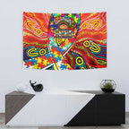 Autism Awareness Australia Gold Coast Suns Tapestry Aboriginal Indigenous Art