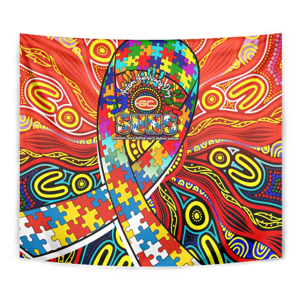 Autism Awareness Australia Gold Coast Suns Tapestry Aboriginal Indigenous Art