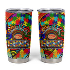 Autism Awareness Australia Gold Coast Suns Tumbler Cup Aboriginal Indigenous Art