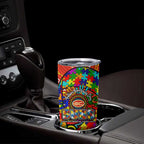 Autism Awareness Australia Gold Coast Suns Tumbler Cup Aboriginal Indigenous Art