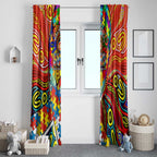 Autism Awareness Australia Gold Coast Suns Window Curtain Aboriginal Indigenous Art