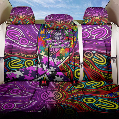 Autism Awareness Australia Fremantle Freo Back Car Seat Cover Aboriginal Indigenous Art