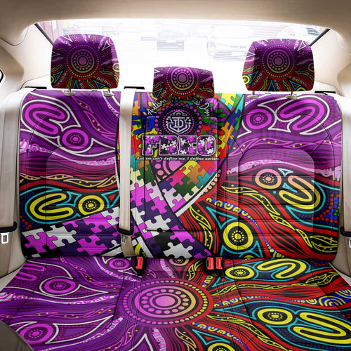 Autism Awareness Australia Fremantle Freo Back Car Seat Cover Aboriginal Indigenous Art