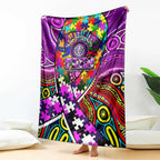 Autism Awareness Australia Fremantle Freo Blanket Aboriginal Indigenous Art