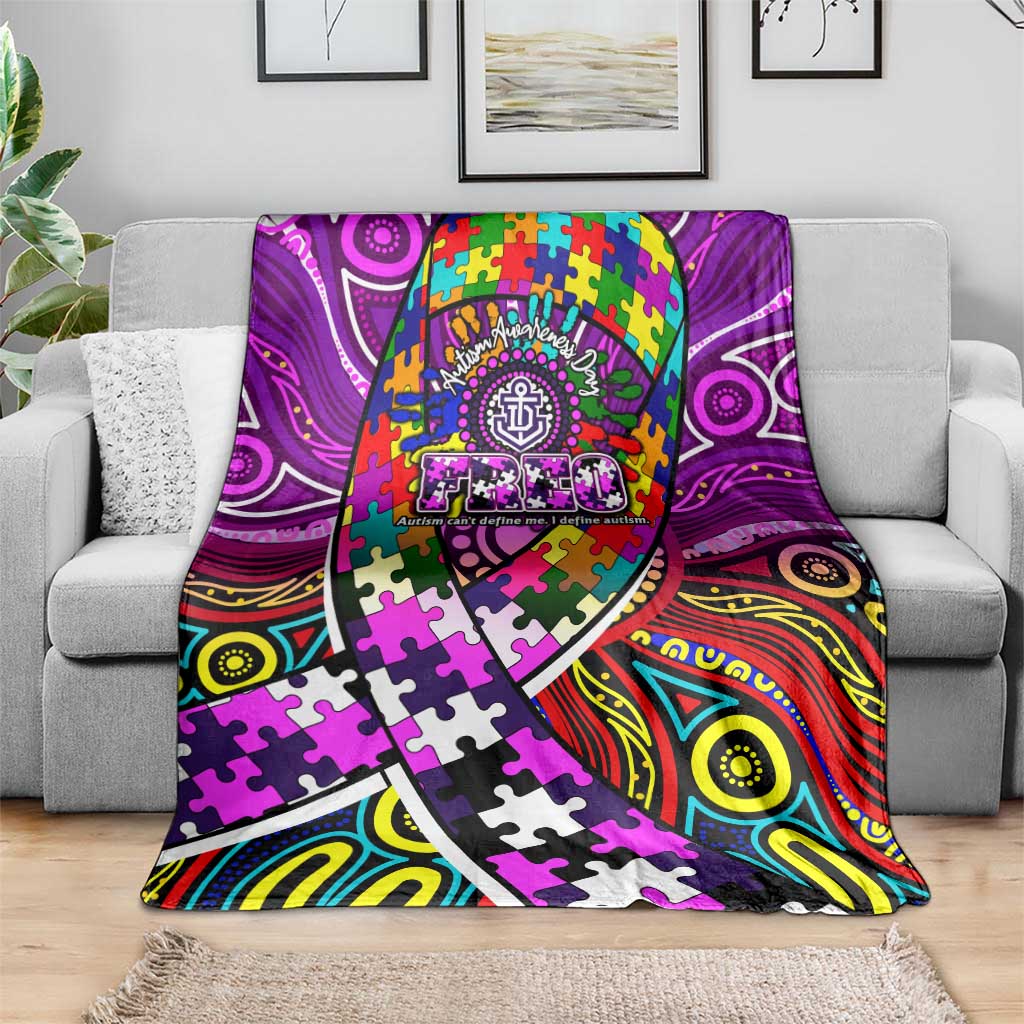 Autism Awareness Australia Fremantle Freo Blanket Aboriginal Indigenous Art