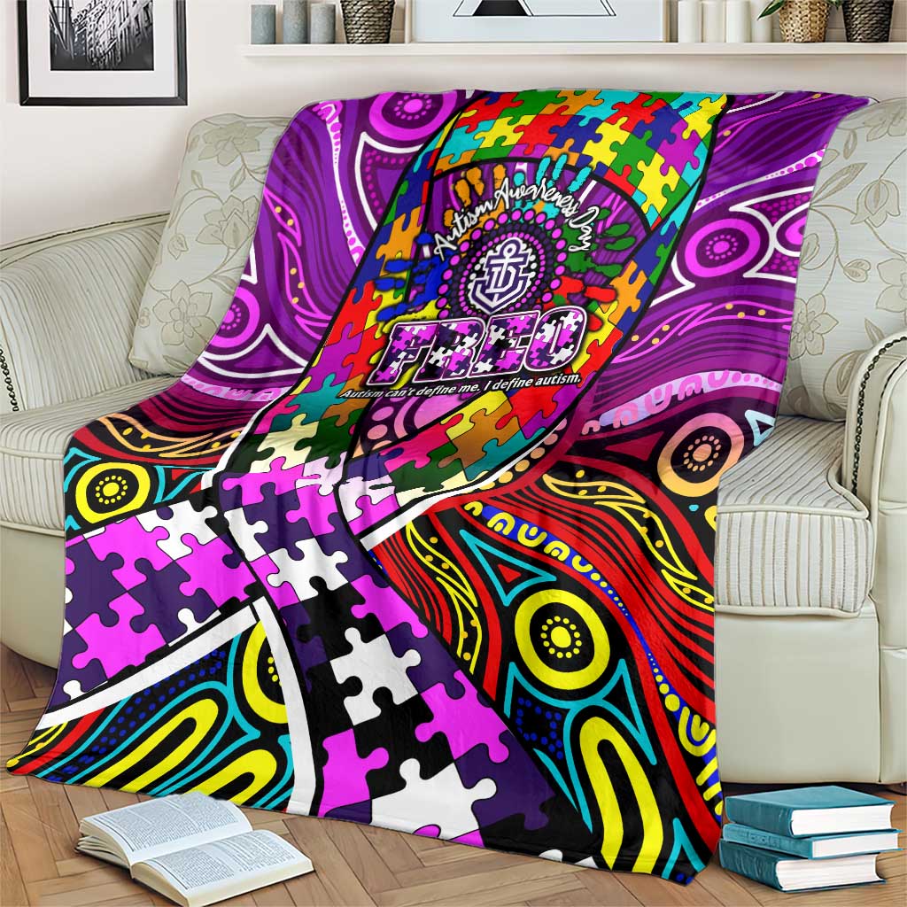 Autism Awareness Australia Fremantle Freo Blanket Aboriginal Indigenous Art