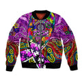 Autism Awareness Australia Fremantle Freo Bomber Jacket Aboriginal Indigenous Art