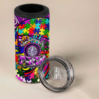 Autism Awareness Australia Fremantle Freo 4 in 1 Can Cooler Tumbler Aboriginal Indigenous Art