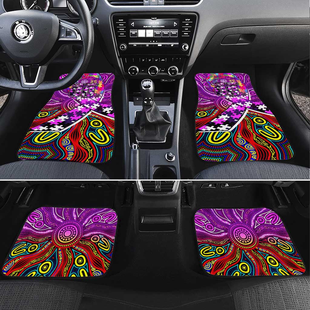 Autism Awareness Australia Fremantle Freo Car Mats Aboriginal Indigenous Art