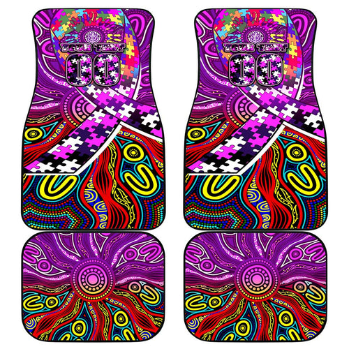 Autism Awareness Australia Fremantle Freo Car Mats Aboriginal Indigenous Art