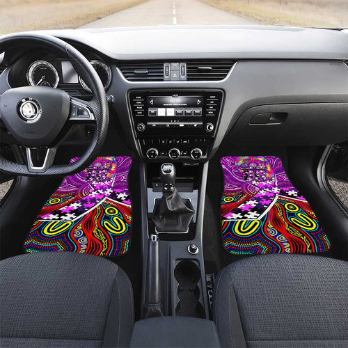 Autism Awareness Australia Fremantle Freo Car Mats Aboriginal Indigenous Art