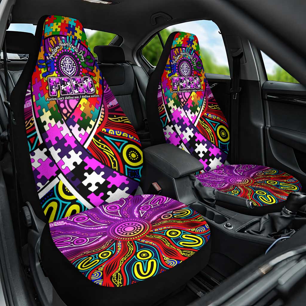 Autism Awareness Australia Fremantle Freo Car Seat Cover Aboriginal Indigenous Art