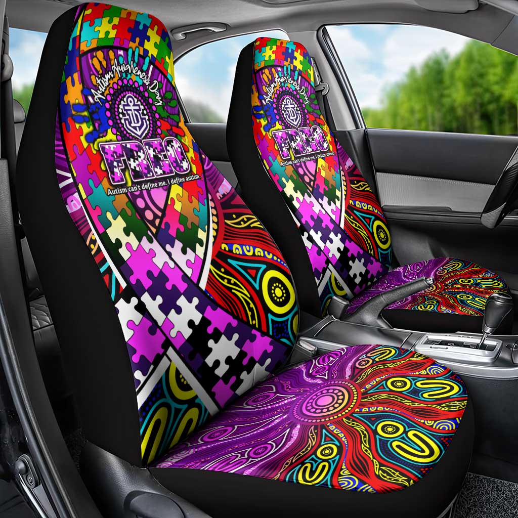 Autism Awareness Australia Fremantle Freo Car Seat Cover Aboriginal Indigenous Art