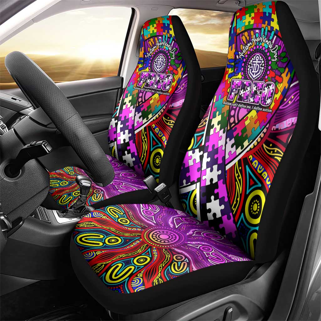 Autism Awareness Australia Fremantle Freo Car Seat Cover Aboriginal Indigenous Art