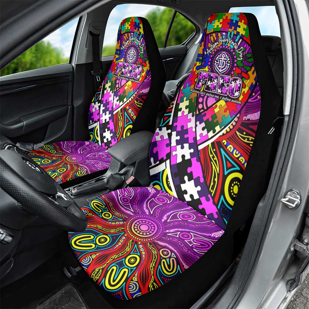 Autism Awareness Australia Fremantle Freo Car Seat Cover Aboriginal Indigenous Art