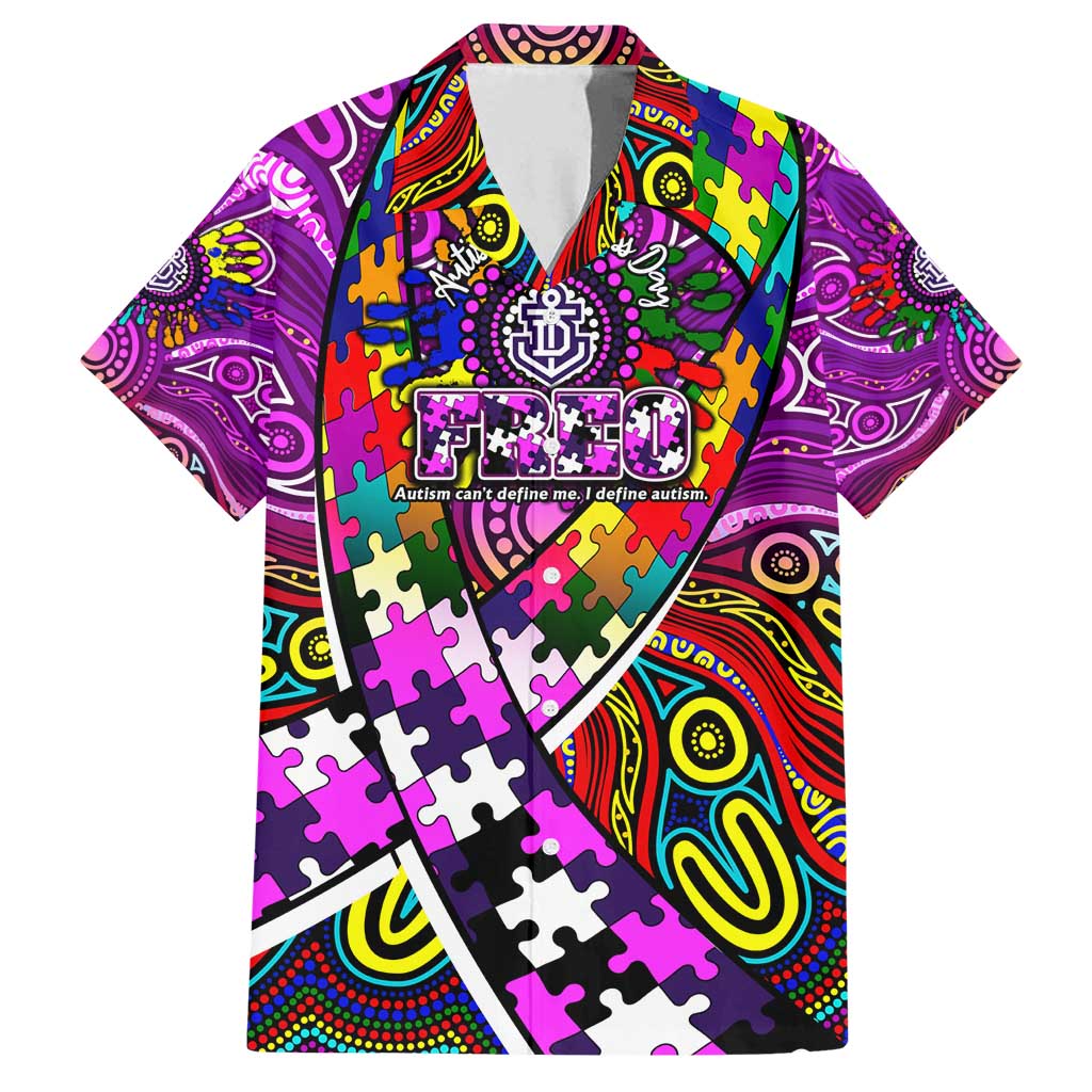 Autism Awareness Australia Fremantle Freo Family Matching Tank Maxi Dress and Hawaiian Shirt Aboriginal Indigenous Art
