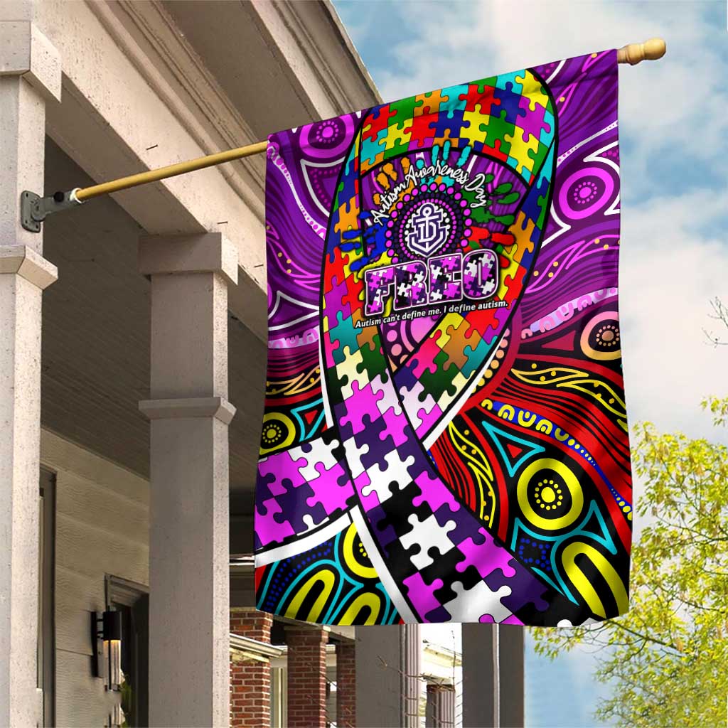 Autism Awareness Australia Fremantle Freo Garden Flag Aboriginal Indigenous Art