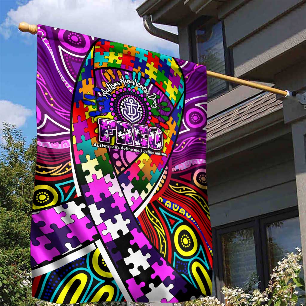 Autism Awareness Australia Fremantle Freo Garden Flag Aboriginal Indigenous Art
