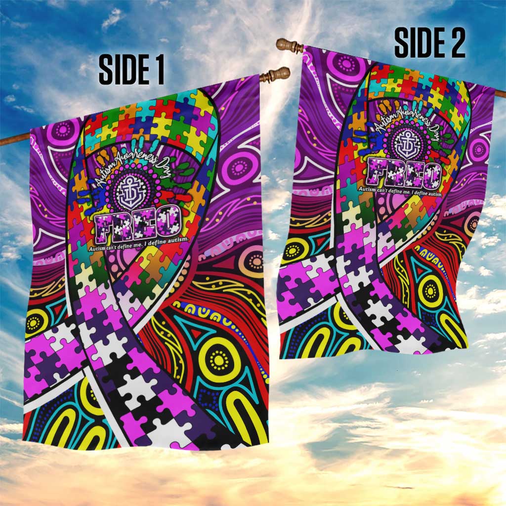 Autism Awareness Australia Fremantle Freo Garden Flag Aboriginal Indigenous Art