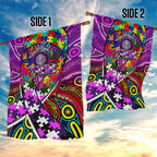 Autism Awareness Australia Fremantle Freo Garden Flag Aboriginal Indigenous Art