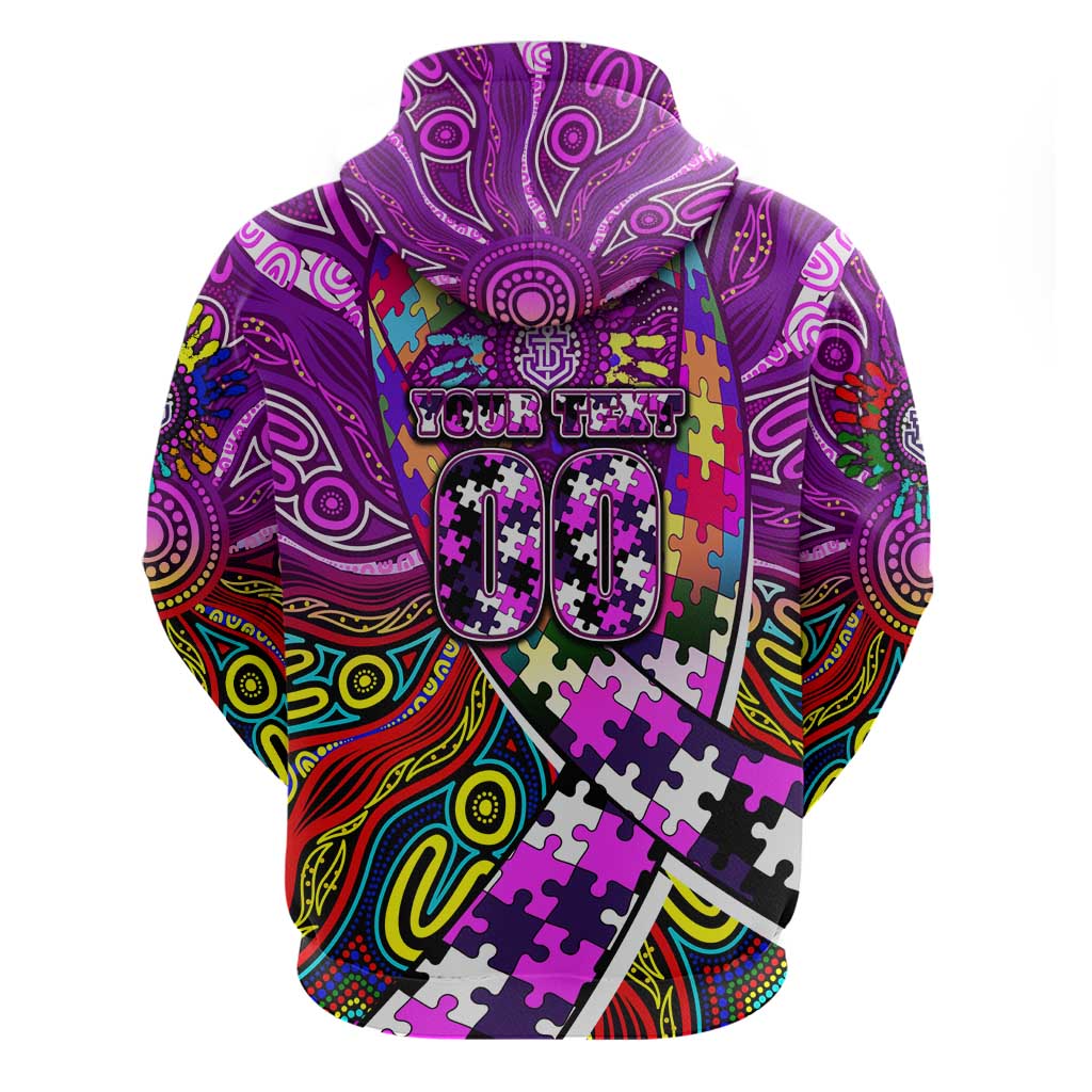 Autism Awareness Australia Fremantle Freo Hoodie Aboriginal Indigenous Art