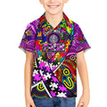 Autism Awareness Australia Fremantle Freo Kid Hawaiian Shirt Aboriginal Indigenous Art