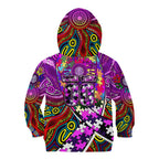 Autism Awareness Australia Fremantle Freo Kid Hoodie Aboriginal Indigenous Art