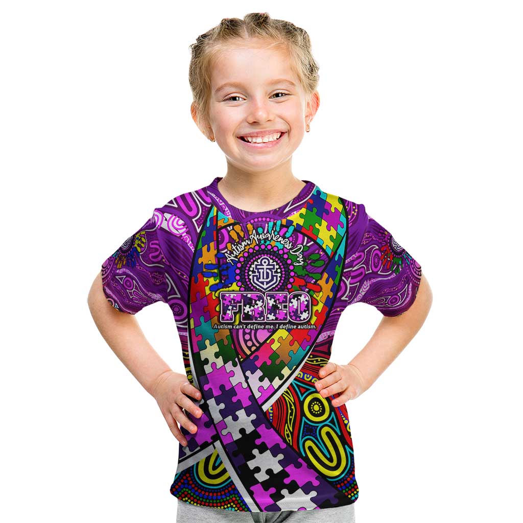Autism Awareness Australia Fremantle Freo Kid T Shirt Aboriginal Indigenous Art